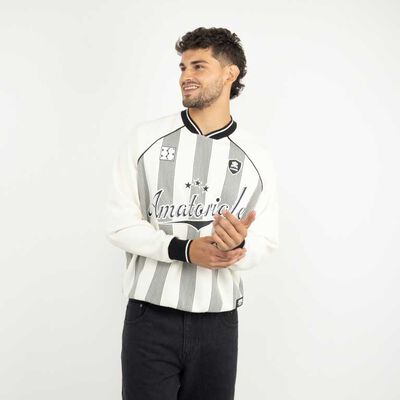 Polerón Hombre Icono White