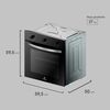 Horno Empotrable Mademsa OM6TB 59 L Negro