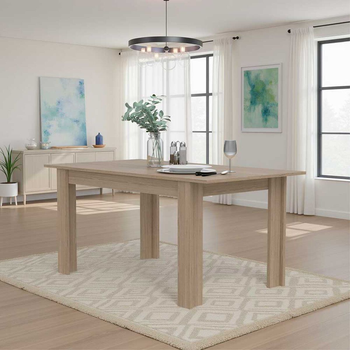 Mesa de Comedor TuHome Portofino Rovere