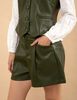 Short Corto Ecocuero Mujer Zibel