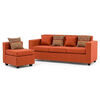 Seccional Muebles MPR Jazm&iacute;n 4 Cuerpos Terracota