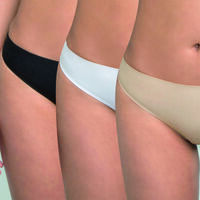 Pack 3 Calzones Colaless Mujer Intime Surtido, Black, Rosado, Verde, Lavanda