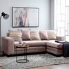 Sofá Seccional Derecho Living Factory Milan 3 Cuerpos Beige