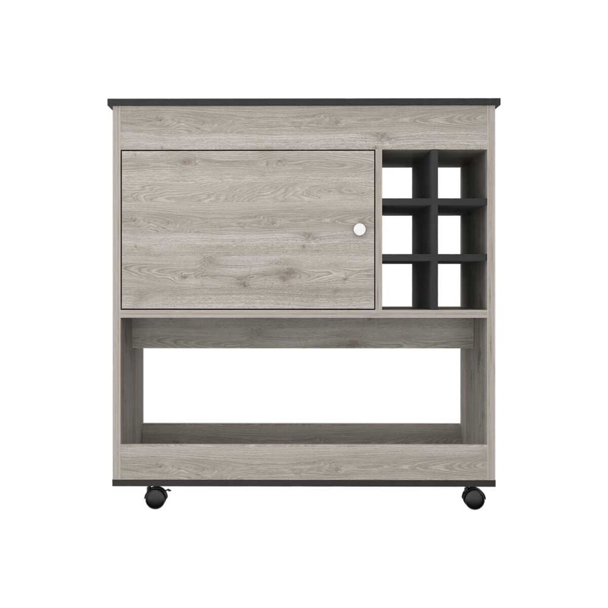 Bar TuHome Bi Color Ceniza Wengue 1 Puerta