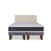 Cama Europea CIC Base Dividida 2 Plazas Ortopedic + Respaldo Villarrica Alpino