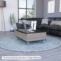 Mesa de Centro TuHome 5G-2 Ceniza/Wengue