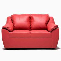 Sofá Cabsur Genova 2 Cuerpos Rojo