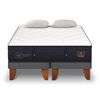 Cama Europea CIC Base Dividida King S&uacute;per Premium + Almohadas Viscoel&aacute;sticas