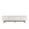 Rack TV Decocasa Flyn Hasta 75" Blanco
