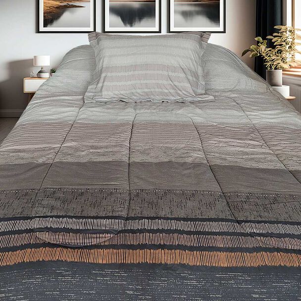Plumón Sherpa Estampado Illusions 1,5 Plazas Oliver