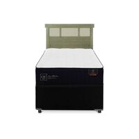 Cama Nido CIC 1,5 Plazas Premium + Respaldo Dublin Olivo
