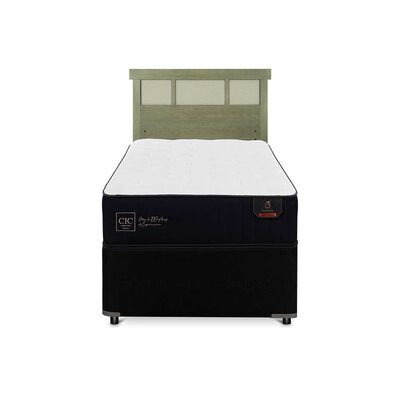 Cama Nido CIC 1,5 Plazas Premium + Respaldo Dublin Olivo