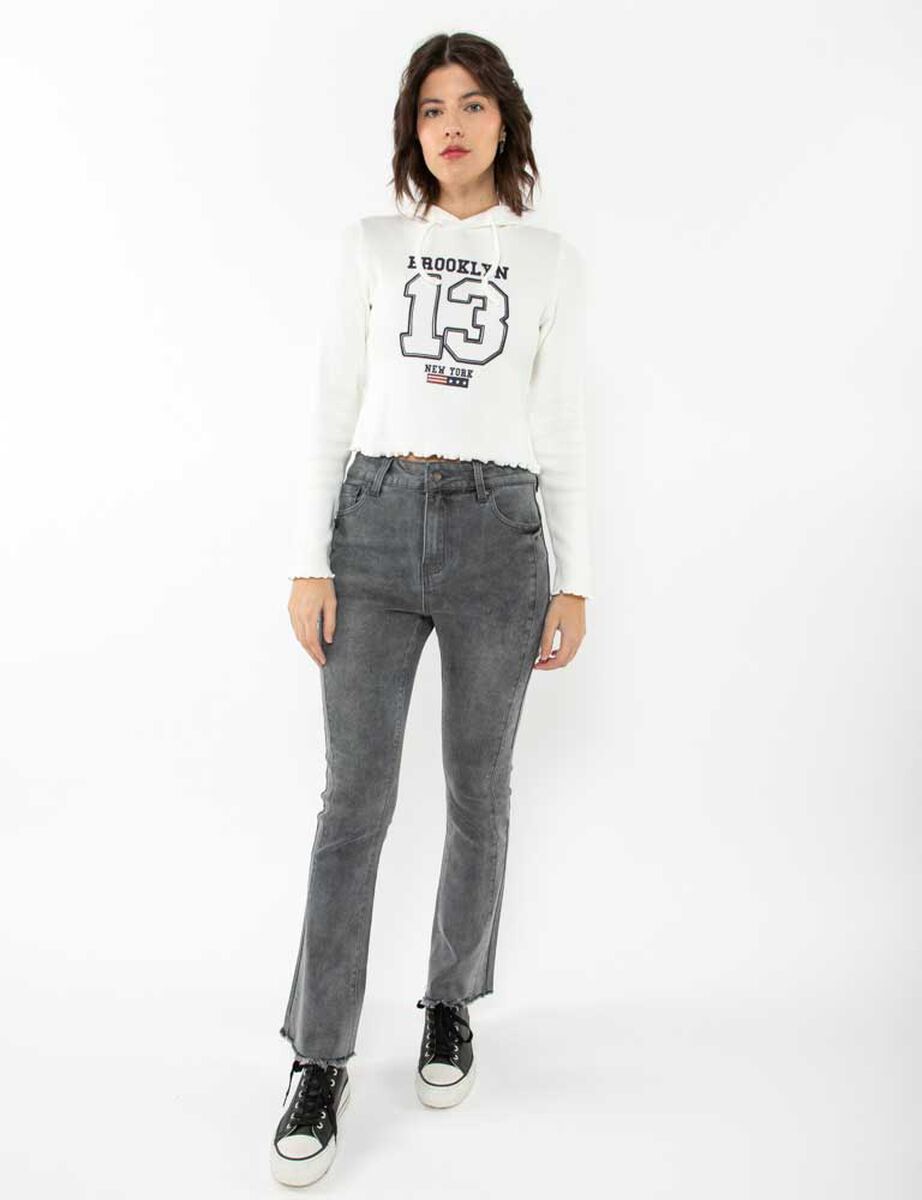 Polerón Crop Mujer Icono