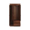 Closet Stanford 3 Puertas 2 Cajones Cerezo