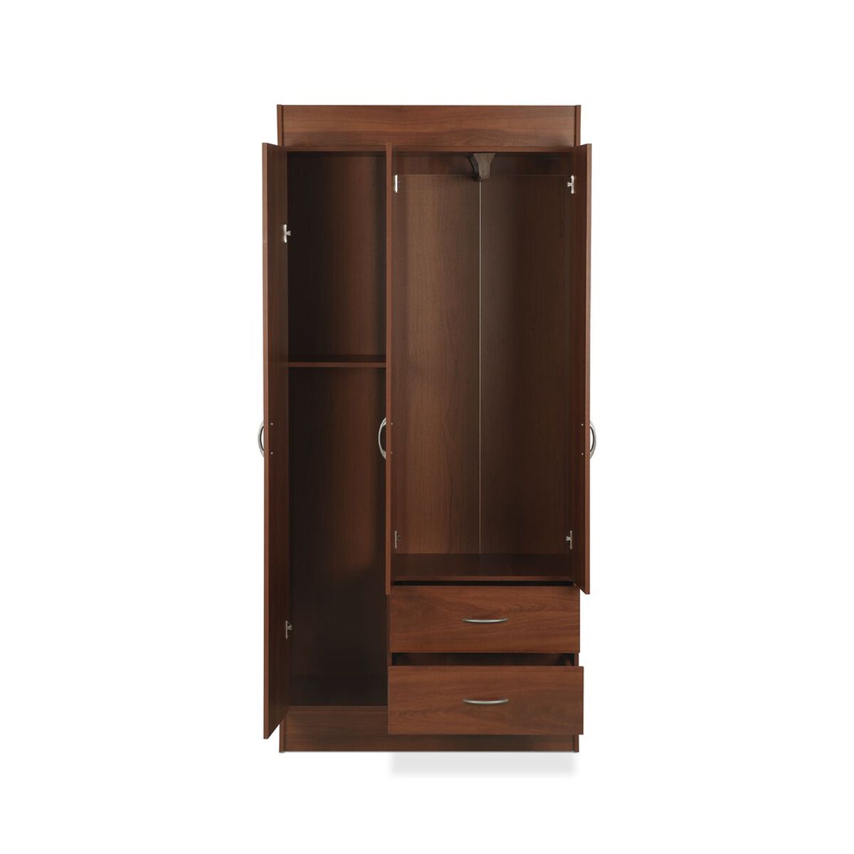 Closet Stanford 3 Puertas 2 Cajones Cerezo