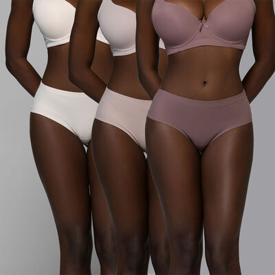 Imagen 2 del producto Pack 3 Calzón Pantaleta Intime Beige