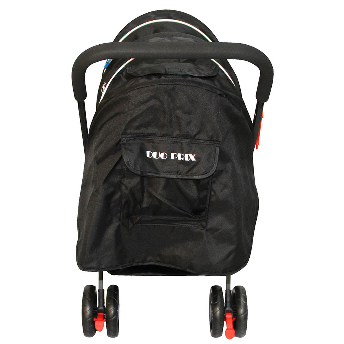 Coche Doble Bebegló  RS13300-4 Negro-Gris