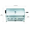 Parrilla Empotrada a Gas FDV Deluxe 5Q GLP 2.0