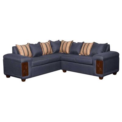 Imagen 1 del producto Sofá Seccional Ruzam Mobel Milano 5 Cuerpos Lino Marengo