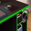 Escritorio Gamer Home Mobili Luigi Negro Verde