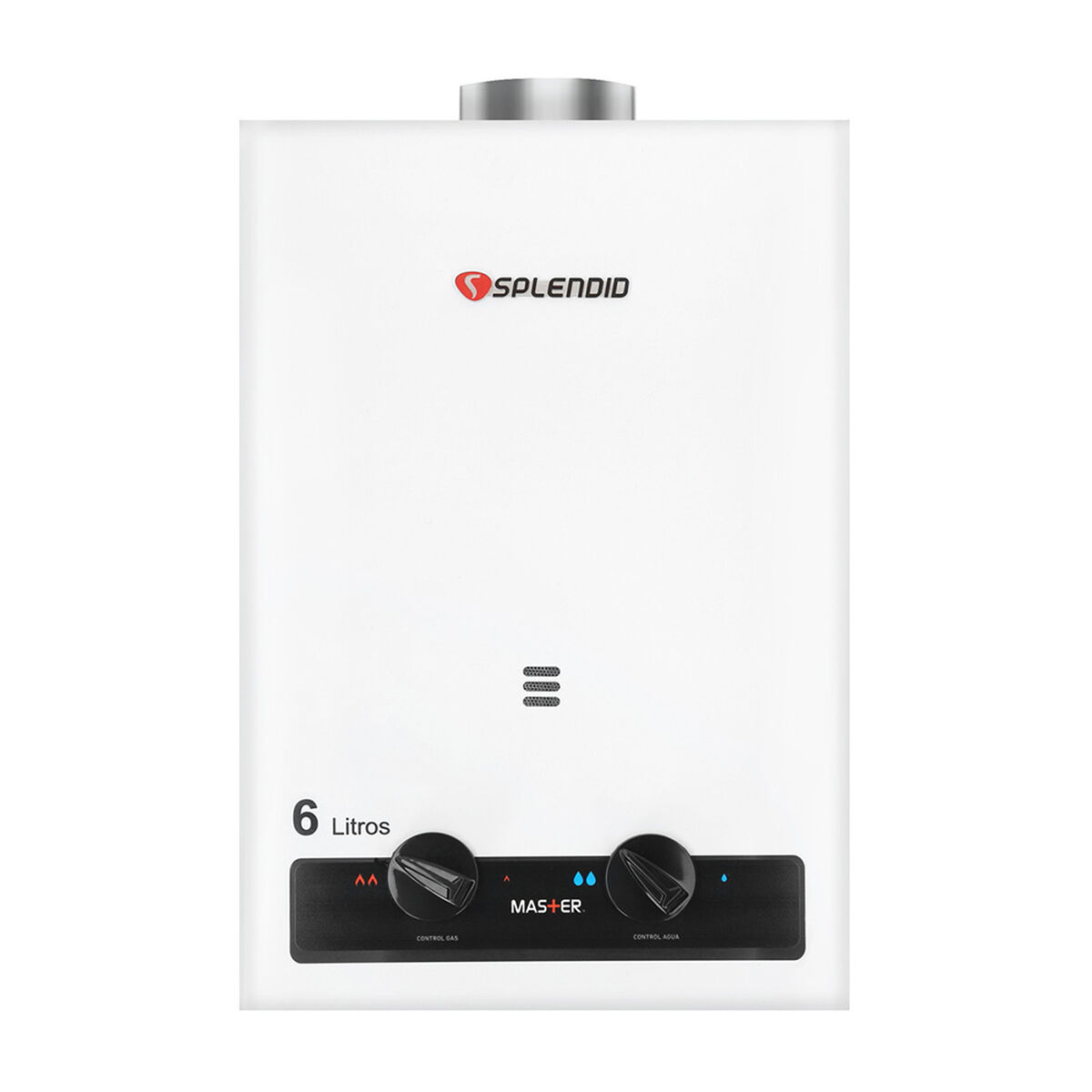 Calefont Gas Licuado Splendid Tiro Natural Ionizado 6 lts.