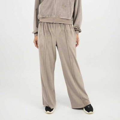 Pantalón Deportivo Mujer Lotto Marron, Uva