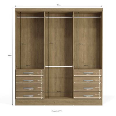 Imagen 2 del producto Clóset S338 6 Puertas 8 Cajones