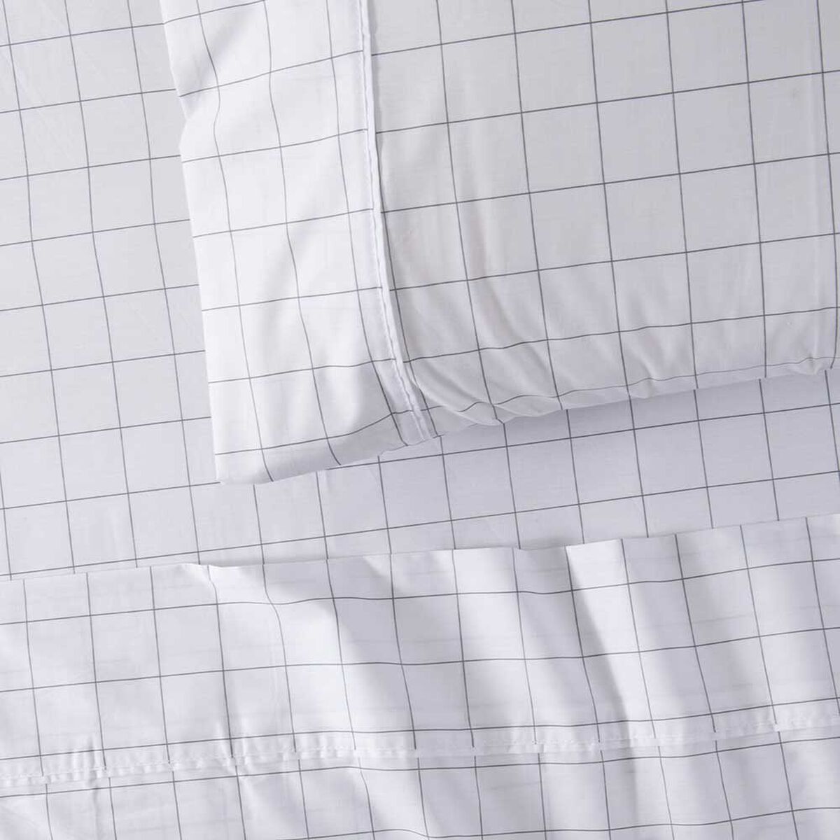 Juego de Sábanas Estampado SoHome 180 Hilos King Blanc Marengo