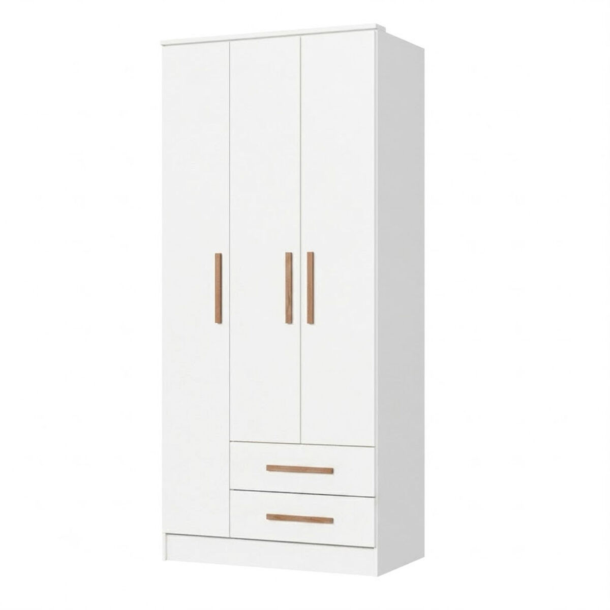 Closet Vekkahome Americano 3 Puertas 2 Cajones Blanco