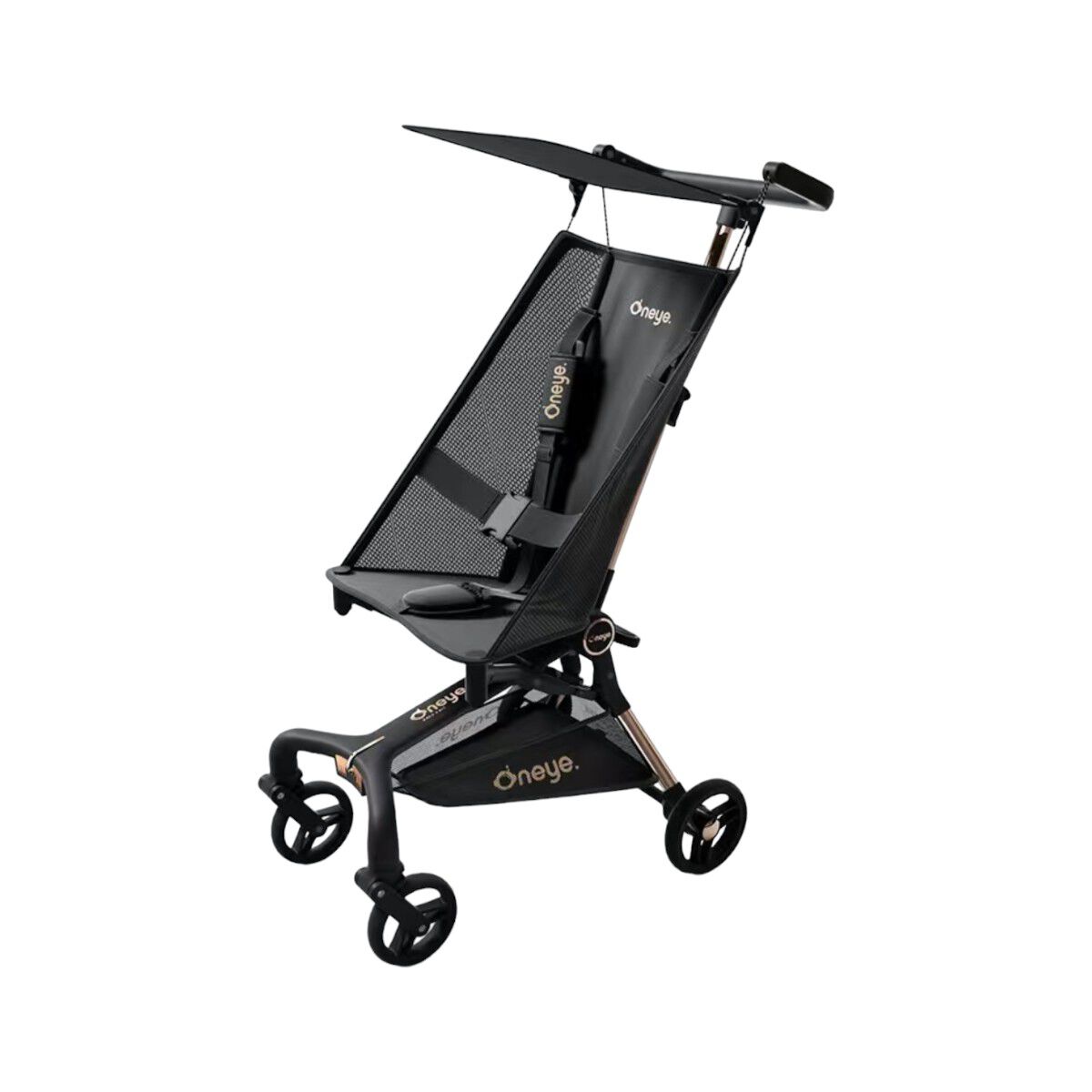 Coche de Paseo Lujoso Últra Slim LuBabycas Negro