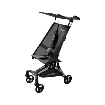Coche de Paseo Lujoso Últra Slim LuBabycas Negro