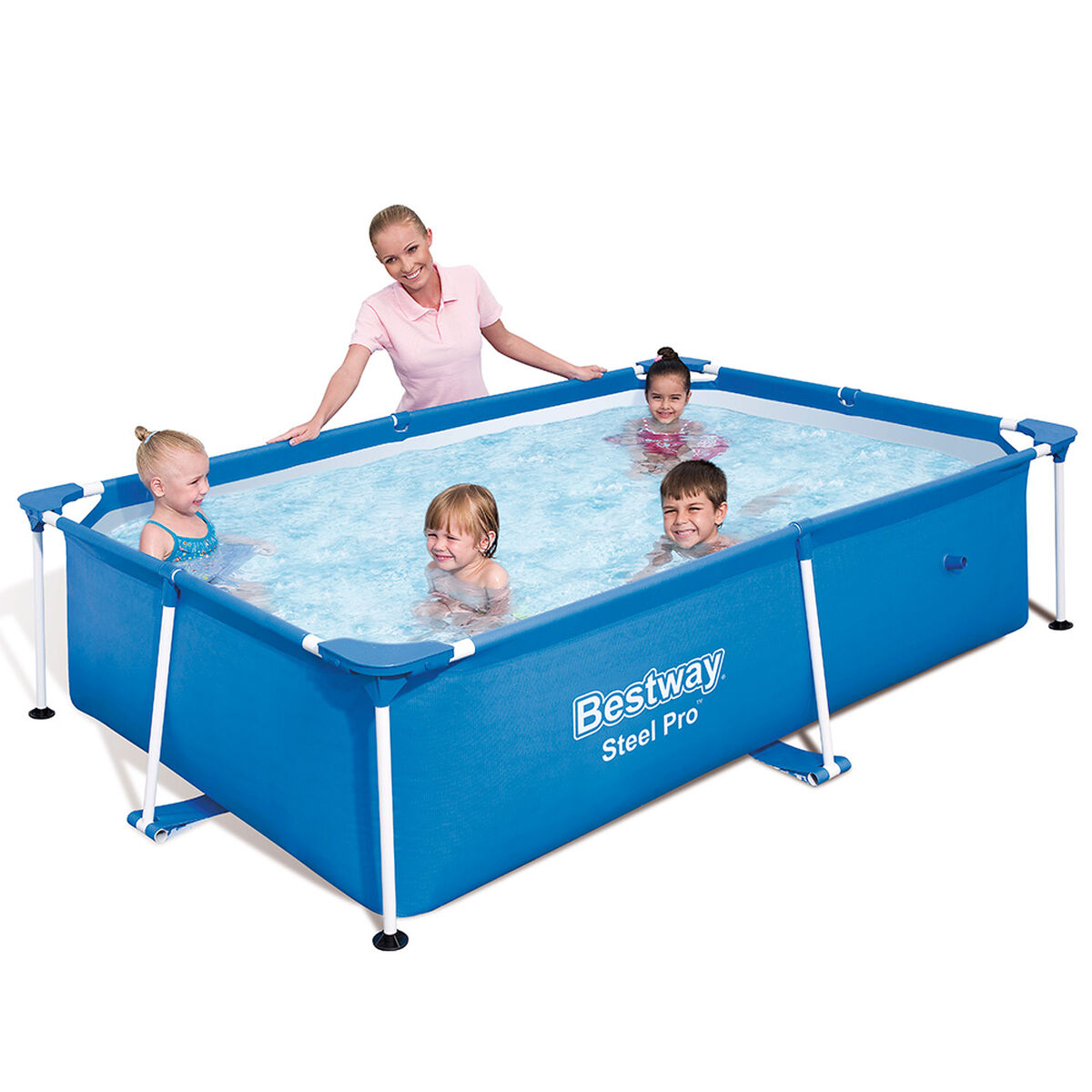 Piscina Estructural Rectangular Bestway 1800 Lts