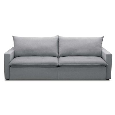 Sofá Amuv Capri 3 Cuerpos Gris