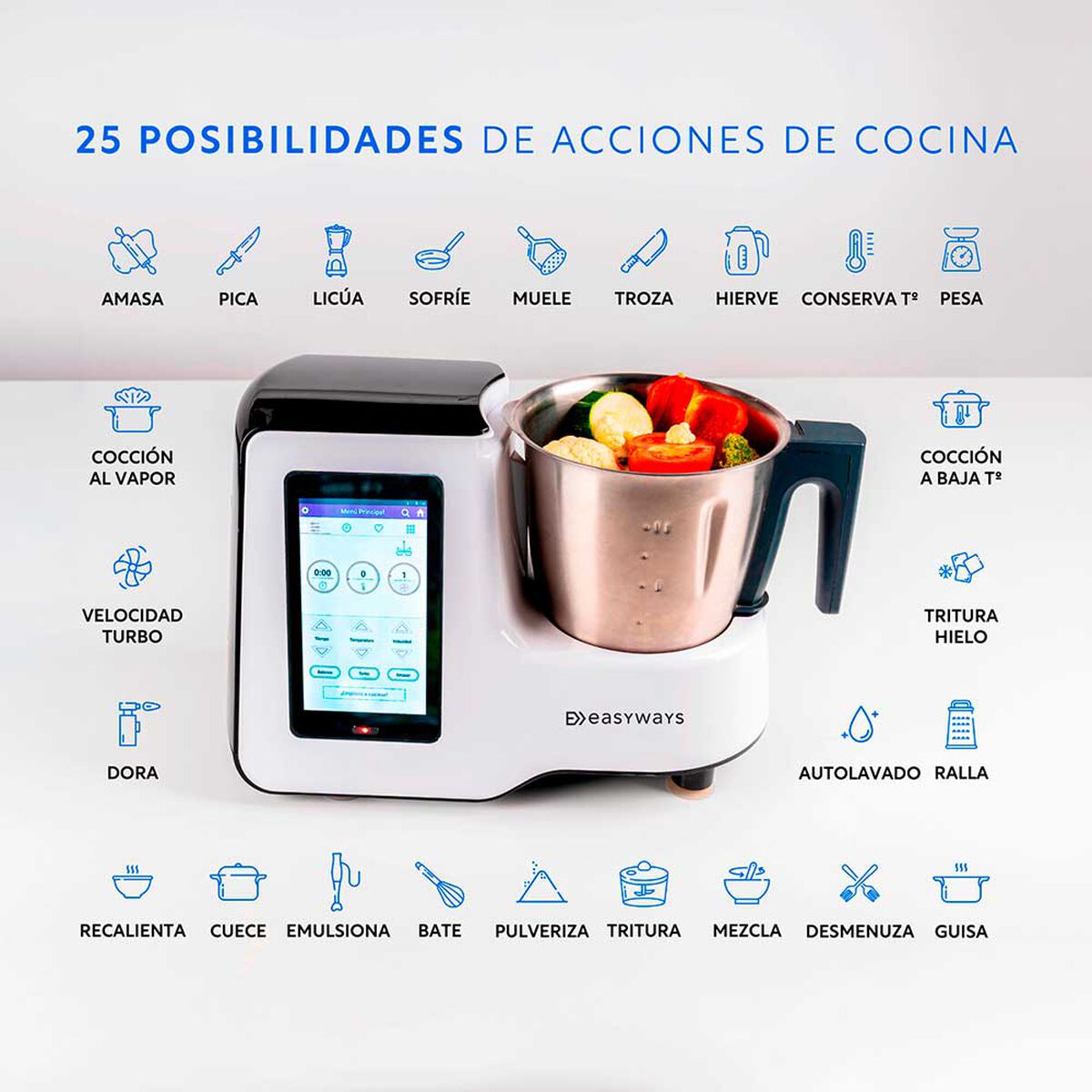 Robot de Cocina EasyWays Kitchen Connect 2 lts.