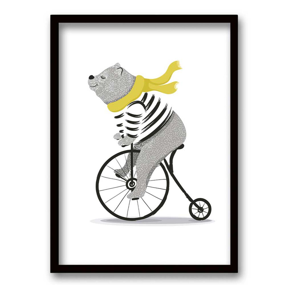Cuadro Decorativo Retela Bici Bear 40 x 30 cm