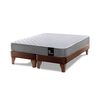 Cama Europea Latam Home Base Dividida 2 Plazas Zen Best Chocolate