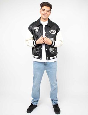 Imagen 2 del producto Chaqueta Ecocuero Hombre Icono Negro