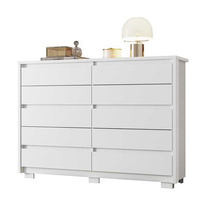 Imagen 1 del producto Cómoda Vekkahome Dueto 10 Cajones Blanco