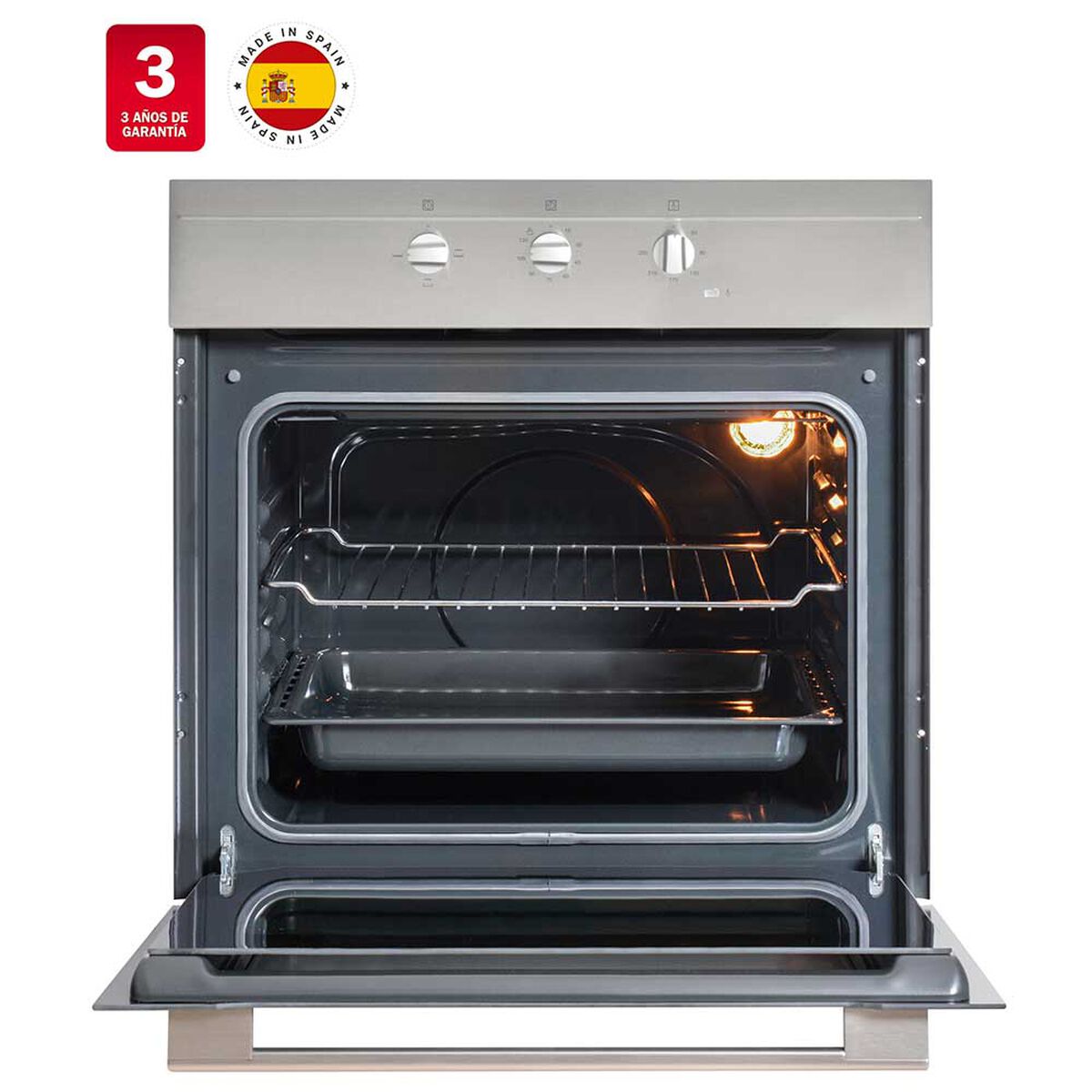 Combo Empotrado Teka Horno HS 445 SS + Encimera HLX 540 KBB0C IX + Campana CX 62120 KOS Inox