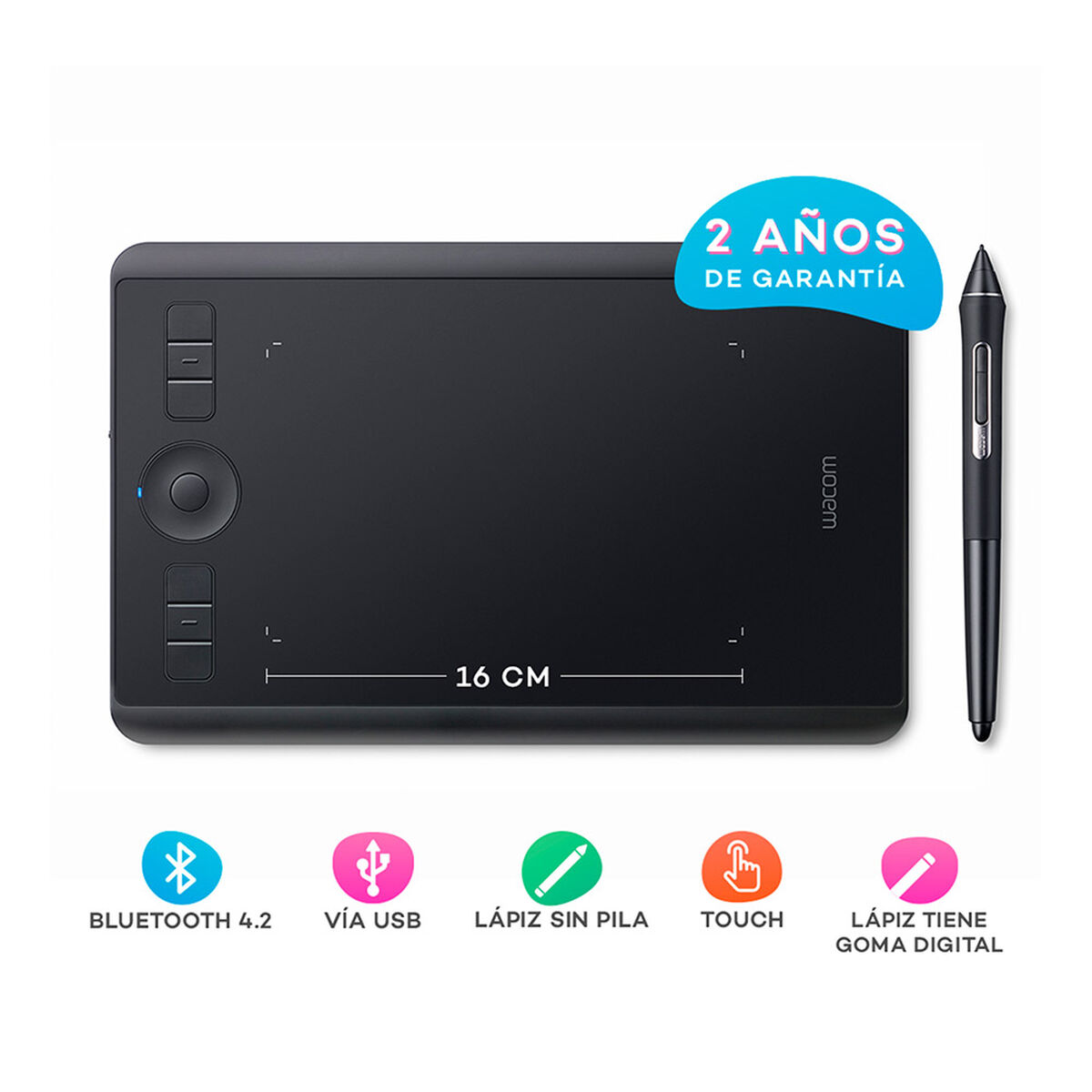 Tableta Digitalizadora Wacom Intous Pro Small