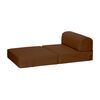 Sof&aacute; Cama Latam Home PU Siena 1 Cuerpo Chocolate