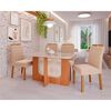 Juego de comedor Decocasa Louis 4 Sillas Off White