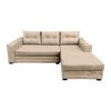Sofá Seccional Derecho Living Factory Roma 3 Cuerpos Beige