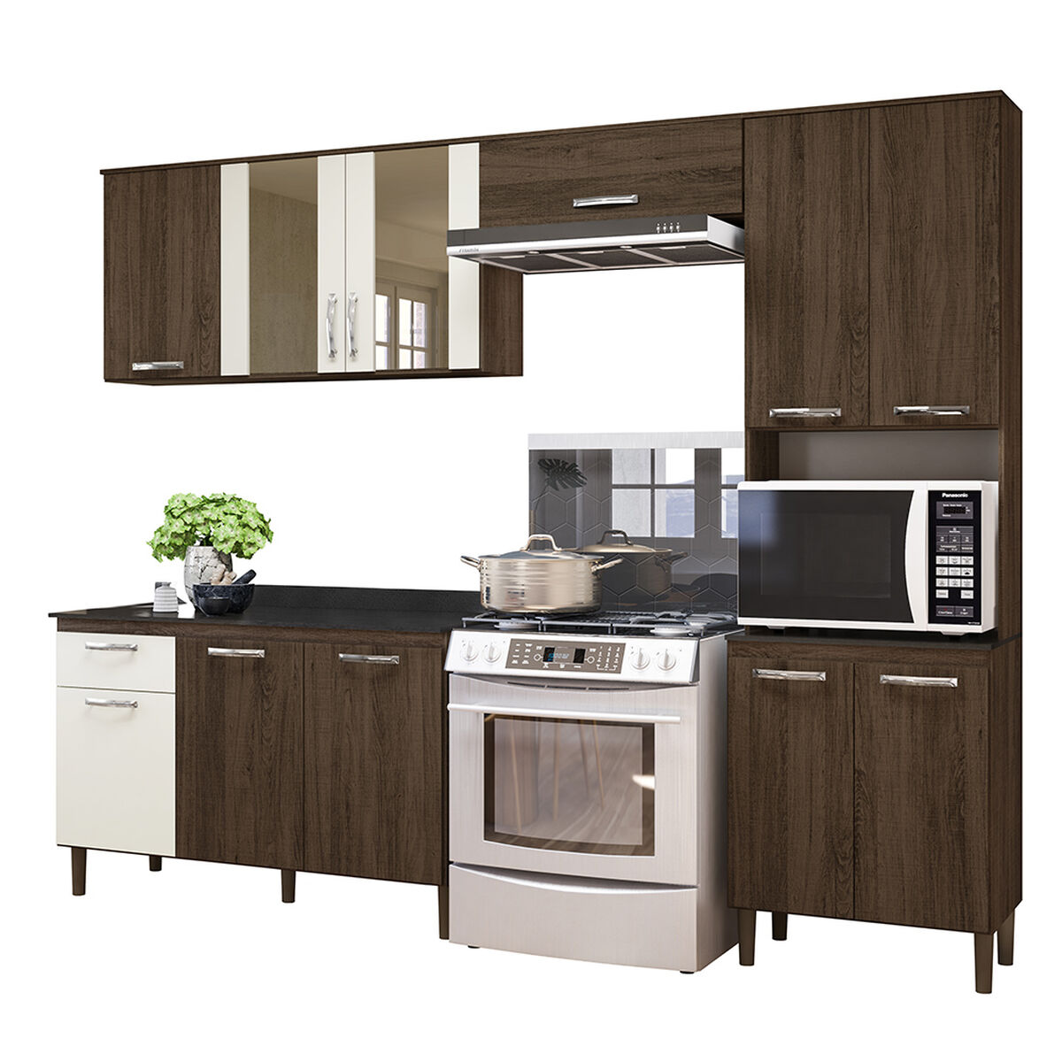 Mueble de Cocina Room Café 11 Puertas 1 Cajón