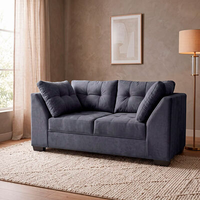 Sof&aacute; Muebles MPR Edimburgo 2 Cuerpos Gris Oscuro