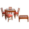 Set Comedor 4 Sillas + Mesa de Centro