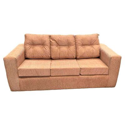 Imagen 2 del producto Juego de Living Kea Nize Sofá 3 Cuerpos + Dos Pouf Tela Beige