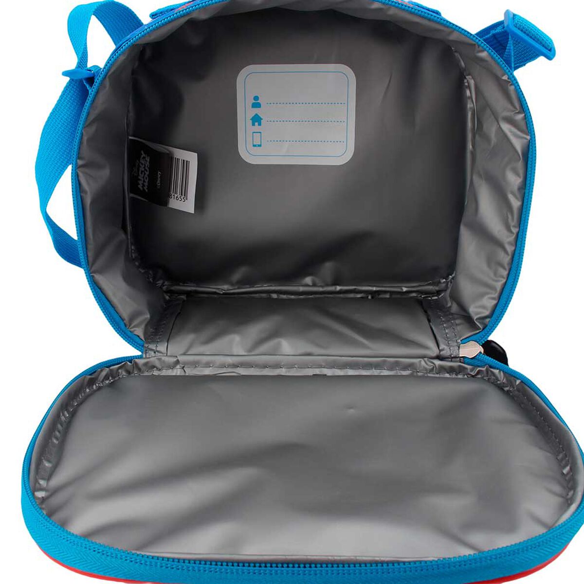 Pack Mochila con Ruedas, Estuche y Lonchera Mickey