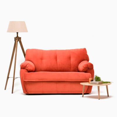 Imagen 2 del producto Sofá Cabsur Caburga 2 Cuerpos Felpa Terracota