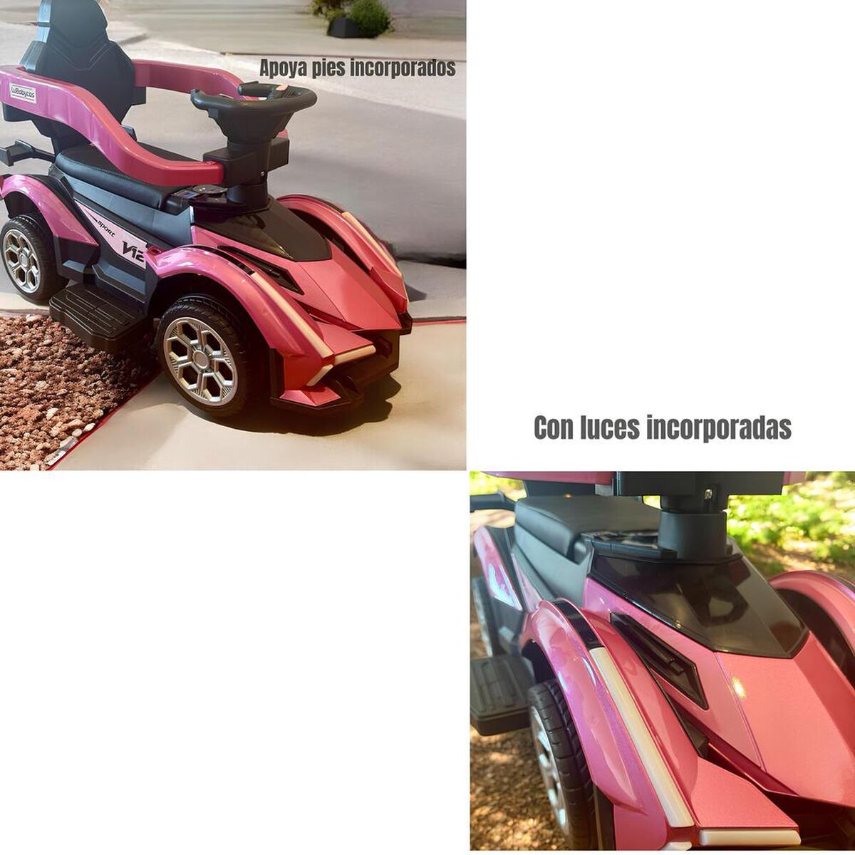 Correpasillo Andador Auto 926 Rojo LuBabycas
